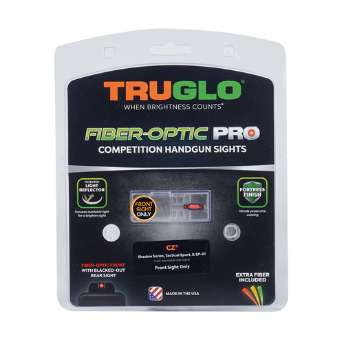 TruGlo - Optické vláknové hledí Fiber-Optic Pro - CZ Shadow - Tactical Sport - SP-01 - TG132CZS