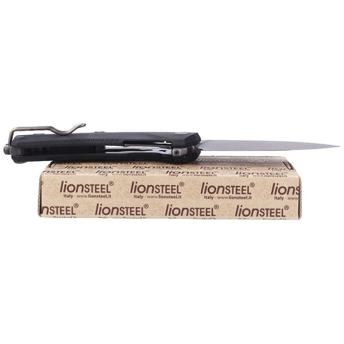 LionSteel - Taktický nůž KUR - Sleipner - černý - KUR BBK