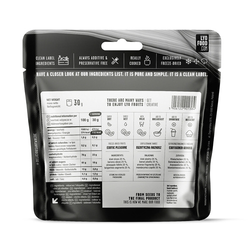Lyofood - Směs lyofilizovaného exotického ovoce - 30 g