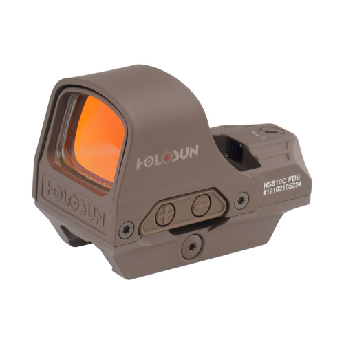 Holosun - Kolimátor Open Reflex HS510C MRS - Solární panel - FDE - HS510C-FDE-R