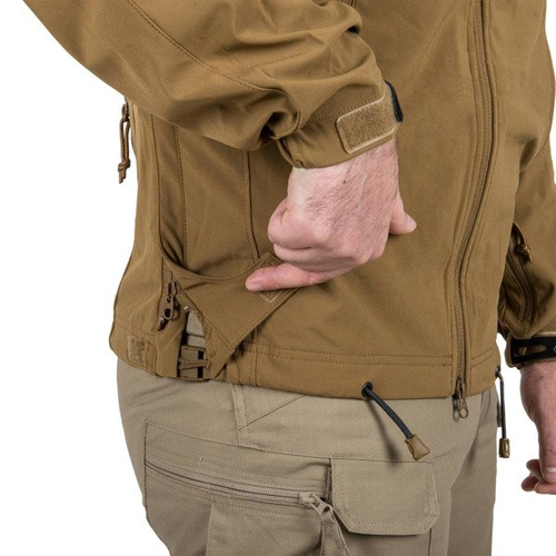 Helikon - Bunda Cougar® QSA™ + HID™ - Soft Shell Windblocker - Shadow Grey - KU-CGR-SM-35