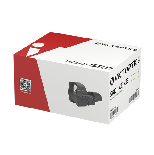 VictOptics - Otevřený kolimátor SRD 1x23x33 se čtyřmi čočkami - Picatinny QD - Černá - RDSL36