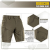 M-Tac - Taktické šortky Rubicon Flex - 4-Way Stretch - YKK - Dark Olive - 20070048