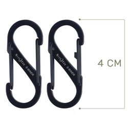 Nite Ize - S-Biner #1 - černý - 2 balení - SB1-2PK-01