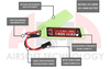 Arma Tech - AEG baterie - LiPo - 7,4V 3300 mAh 35C [1]