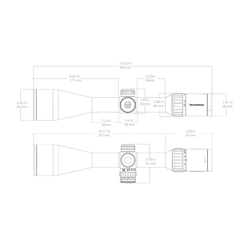 Vector Optics - Puškohled Continental x6 2,5-15x56 - BDC - SCOM-38