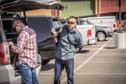 Helikon - Bunda s kapucí Alpha - Shadow Grey - BL-ALH-FG-35