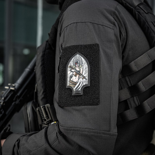 M-Tac - Nášivka s kopím Valkýry - PVC - s potiskem - černá - 51116502