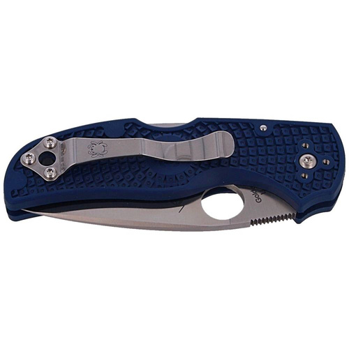 Spyderco - Zavírací nůž EDC Native 5 - Leaf-Shaped - FRN - CPM S110V - Dark Blue - C41DBL5