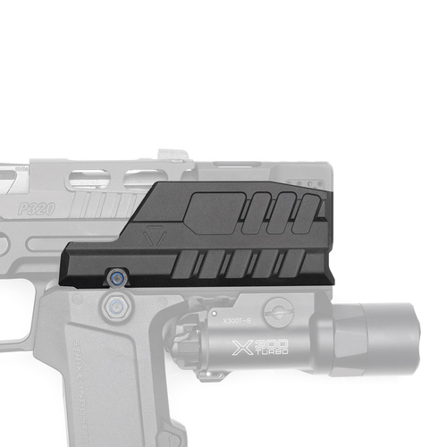 Strike Industries - Štít proti výbuchu Hyper pro pistole SMC Alfa/Bravo - Černý - SI-SMC-BS-S