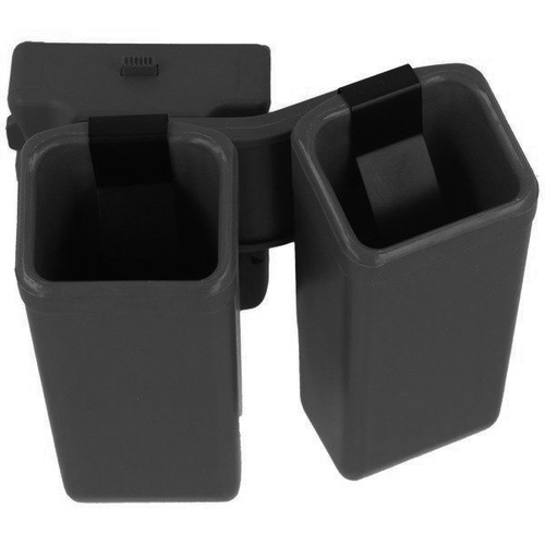 ESP - Dvojité pouzdro na zásobníky pro ráže 9 mm / .40 s upevněním na opasek UBC-01 - MH-MH-04 BK