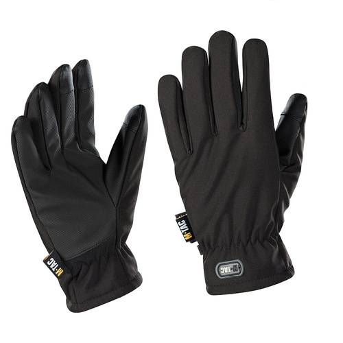 M-Tac - taktické rukavice Soft Shell Thinsulate - černé - 90308002