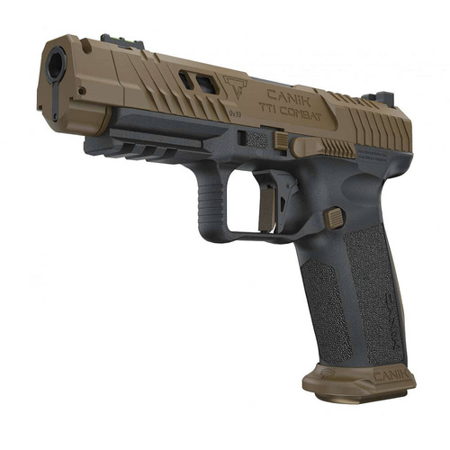 Canik - Pistole TP9 TTI Combat - Taran Tactical Innovations - 9x19 Para - Černá/Coyote Brown