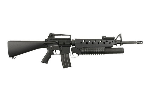 Specna Arms - replika karabiny SA-G02 ONE™ s granátometem M203 - černá