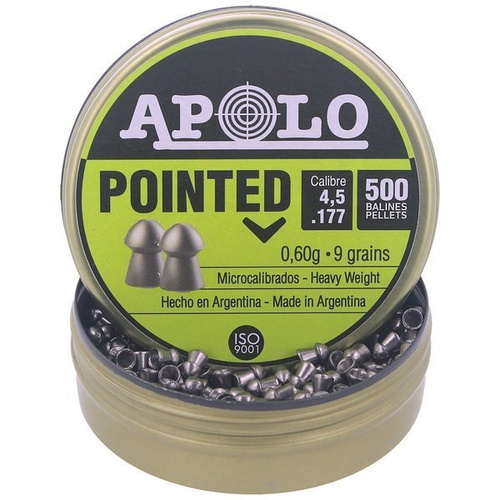 Apolo - Špičkové broky pro vzduchovky - .177 / 4,52 mm - 500 ks - E19101-2.G2