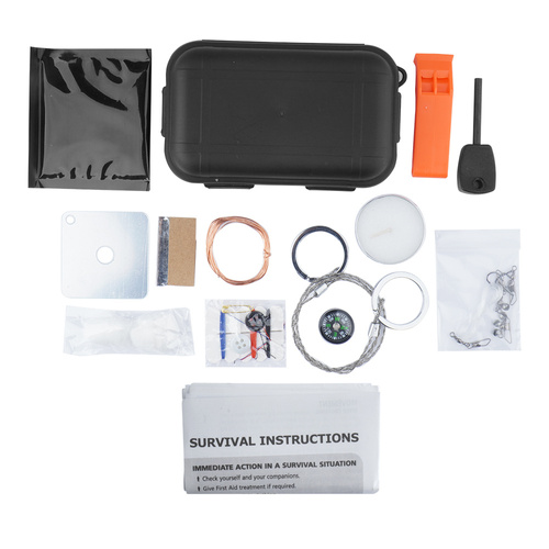 FOSCO - Combat Survival Kit Vodotěsný - 14 prvků - 469486 BK
