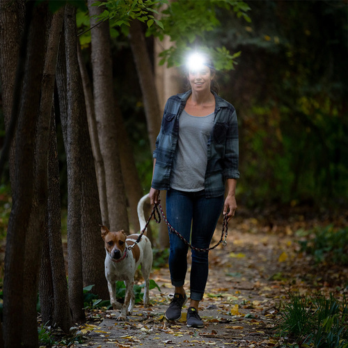 Nite Ize - Svítilna s hlavou Radiant® RH1™ - 600 lm - šedá/černá - RH1-09-R8