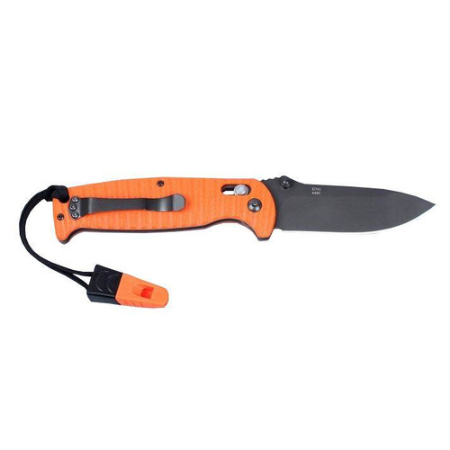 Ganzo - Zavírací nůž G7413P-OR-WS s píšťalkou - 440C - oranžový - G7413P-OR-WS