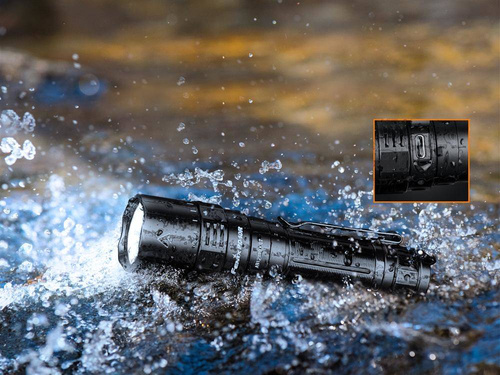 Fenix - LED svítilna - 3000 lumenů - 5000 mAh - černá - PD40R V2.0