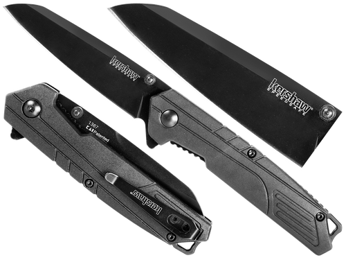 Kershaw - Zavírací nůž EDC - 8Cr13MoV - šedý / černý - 1367