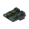 HIVIZ - Zadní optické hledí pro Glock - dvě barvy tyčinek - GLLW15/-RDGR