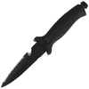 MAC Knives - Potápěčský nůž Aquatys Stiletto 2 Black 120 mm - 008BLK
