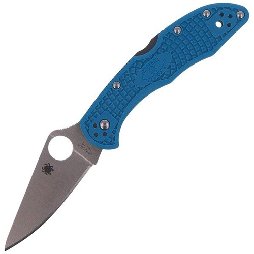 Spyderco - Nůž Delica® 4 FRN Flat Ground Blue PlainEdge - C11FPBL