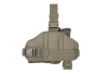 GFC Tactical - Modulární stehenní panel s pouzdrem - MOLLE - Nylon - Olivová - GFT-29-000568