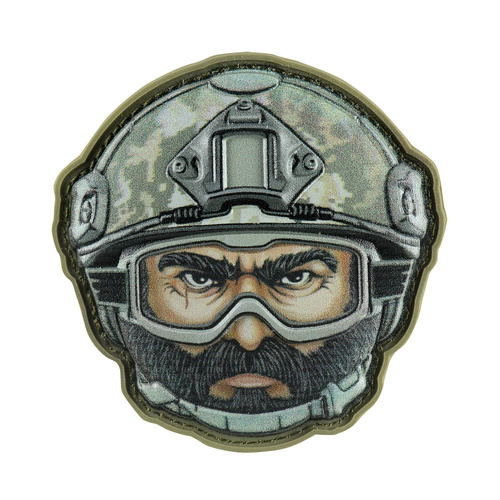 M-Tac - Emoji nášivka #6 Beard - PVC 3D - Camo - 51353506
