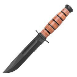 Ka-Bar 1252 - Krátký vroubkovaný nůž USMC