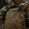 M-Tac - nášivka Lucky Card - Cordura 500D - Clover - Coyote - 51391005