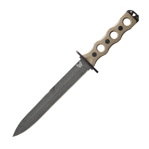 Benchmade - Taktický nůž SOCP - Dýka - CPM 3V - Cerakote - Desert Tan - 185BK-1