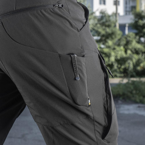 M-Tac - Taktické šortky Rubicon Flex - 4-Way Stretch - YKK - Černá - 20070002