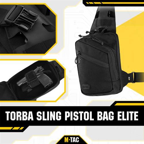 M-Tac - Torba Sling Pistol Bag Elite - Černá - 10082002