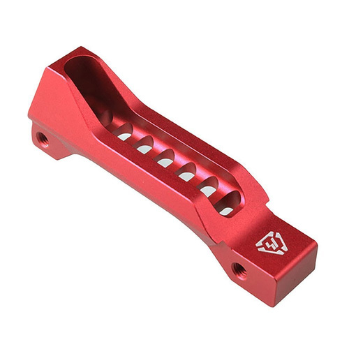 Strike Industries - Hliníkový chránič spouště Fang - červený - SI-BTG-FANG-RED