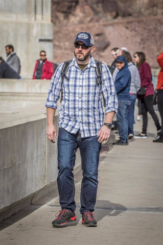 Helikon - Košile TRIP Nylon Blend - Indigo Plaid - KO-TRI-NB-P8