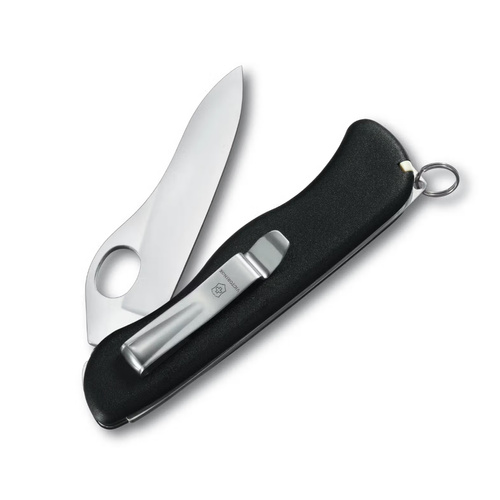 Victorinox - Kapesní nůž Sentinel Clip - Sheepsfoot - 1.4410 - Černá - 0.8416.M3