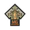 M-Tac - nášivka MG Operator - PVC - s potiskem - hnědá - 51348108