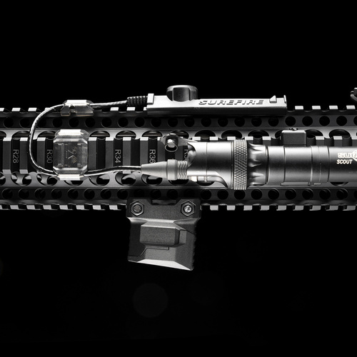 Strike Industries - Strike Stacked Angled Grip CMS - Picatinny - Black - SI-AR-CMS-PSAF-BK