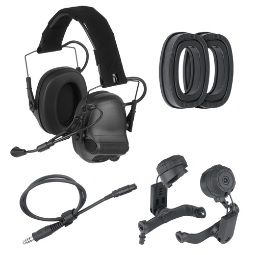 Earmor - Aktivní chrániče sluchu M33SET - černé - M33SET-BK
