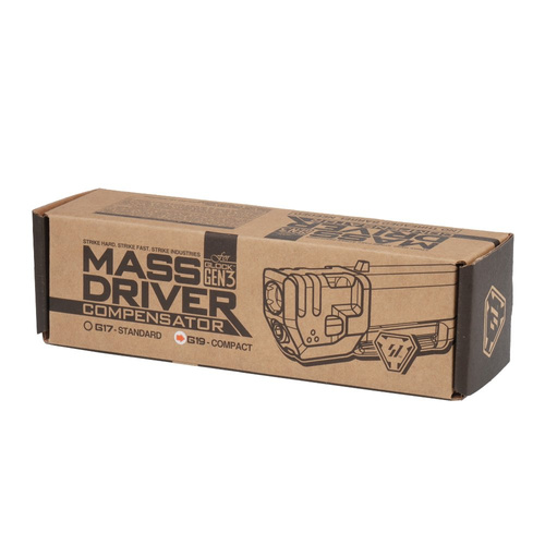 Strike Industries - Mass Driver Comp pro Glock 19 Gen3 - černý - G3-MDCOMP-C