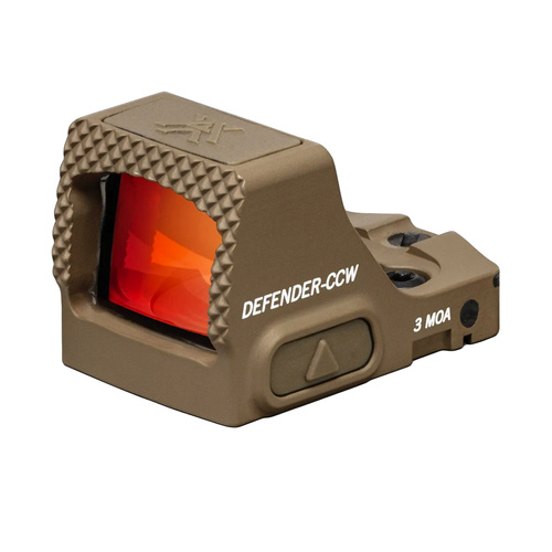 Vortex Optics - Zaměřovač s červeným Bodem Defender CCW - 3 MOA - Tan - DFCCW-MRD3-T