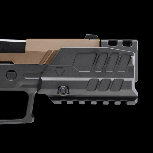 Strike Industries - Štít proti výbuchu pro pistole SMC Alfa/Bravo - Černý - SI-SMC-BS-S