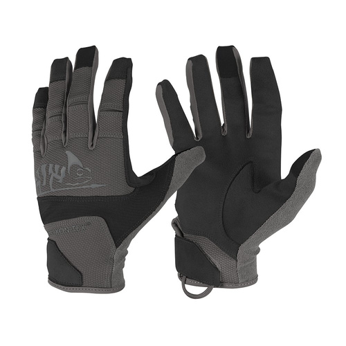 Helikon - Rukavice Range Tactical Gloves Hard® - černá / stínově šedá - RK-RNG-PO-0135A