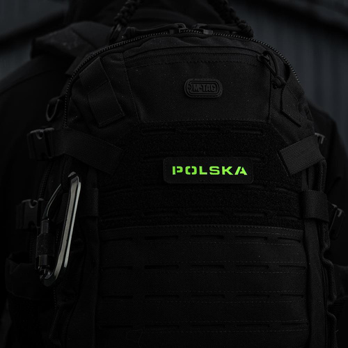 M-Tac - nášivka - Polsko 25x80 - laserem řezaná fluorescenční - černobílá - 51004202