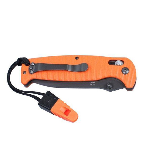 Ganzo - Zavírací nůž G7413P-OR-WS s píšťalkou - 440C - oranžový - G7413P-OR-WS
