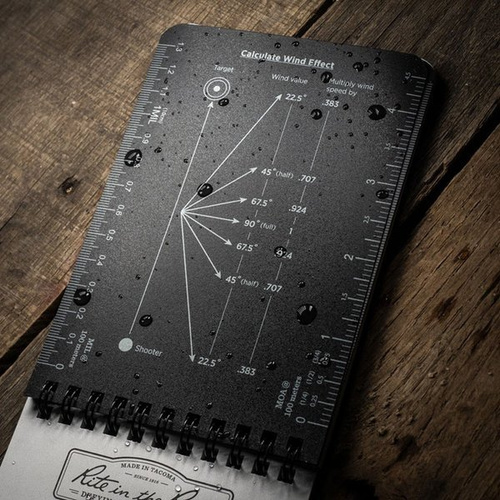 Rite in the Rain - DOPE Logbook do každého počasí - 4 x 6" - D746 - černý