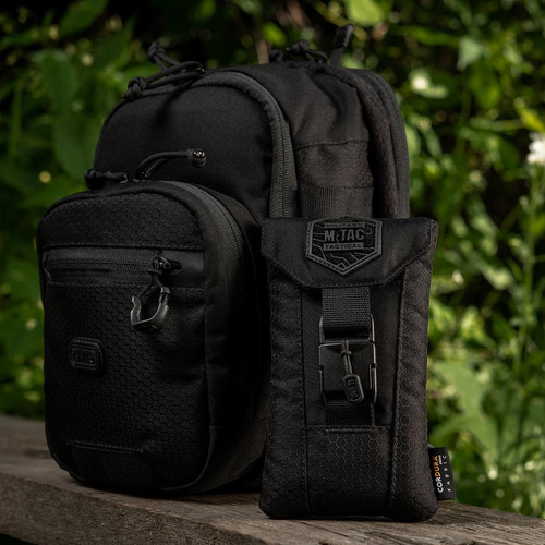 M-Tac - Elite Hex pouzdro na telefon - velké - černé - 10160002