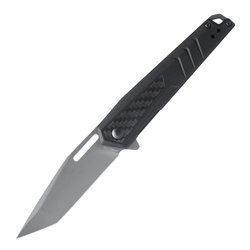 Real Avid - Zavírací nůž EDC RAV-6 - Hliník - Karbonová vlákna - Tanto - Černá - AVRAV6