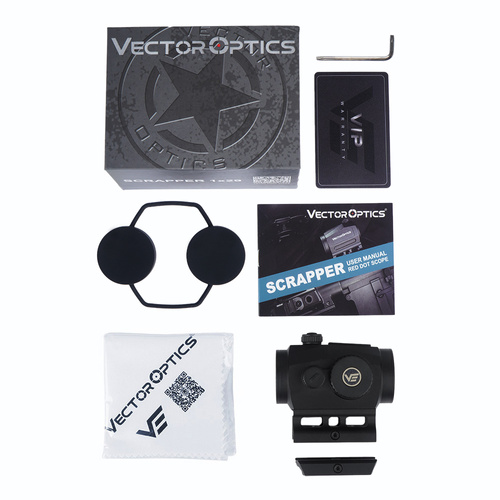 Vector Optics - Uzavřený kolimátor Scrapper 1x29 - 3 MOA Direct Bulb SCRD-47